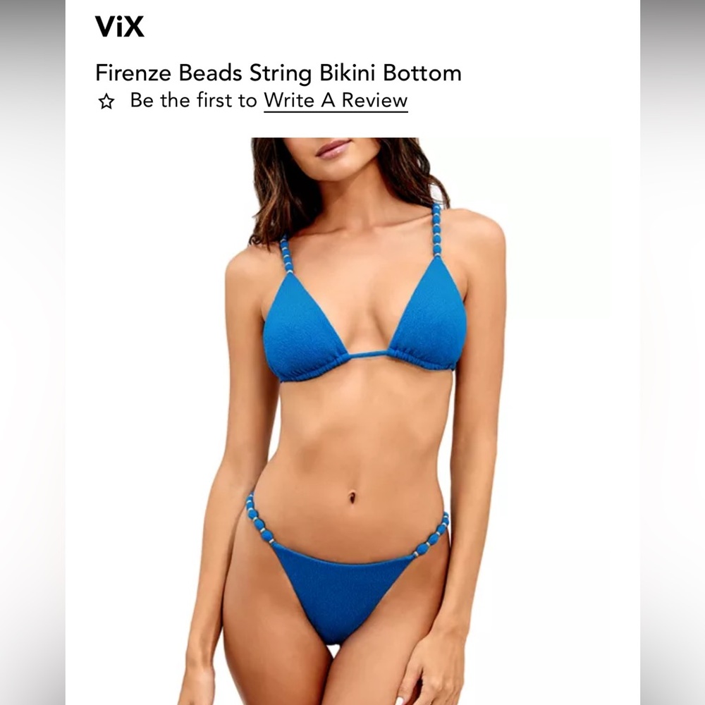 Bikini Top and Bottom - Vix Covalt Blue -size S